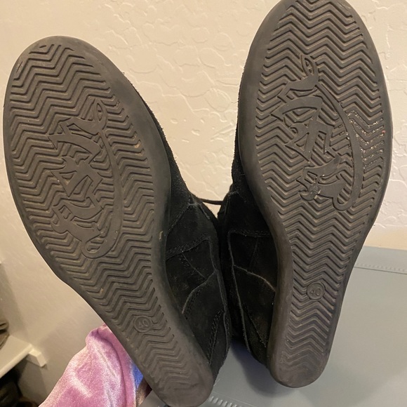 Ash Bowie Black Wedge Sneakers 40 - Picture 10 of 13